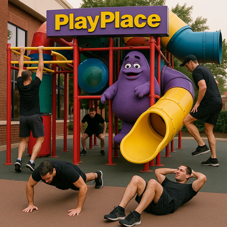 Workout at PlayPlace