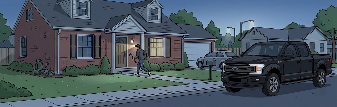 Truck picking up F3 Uber pax