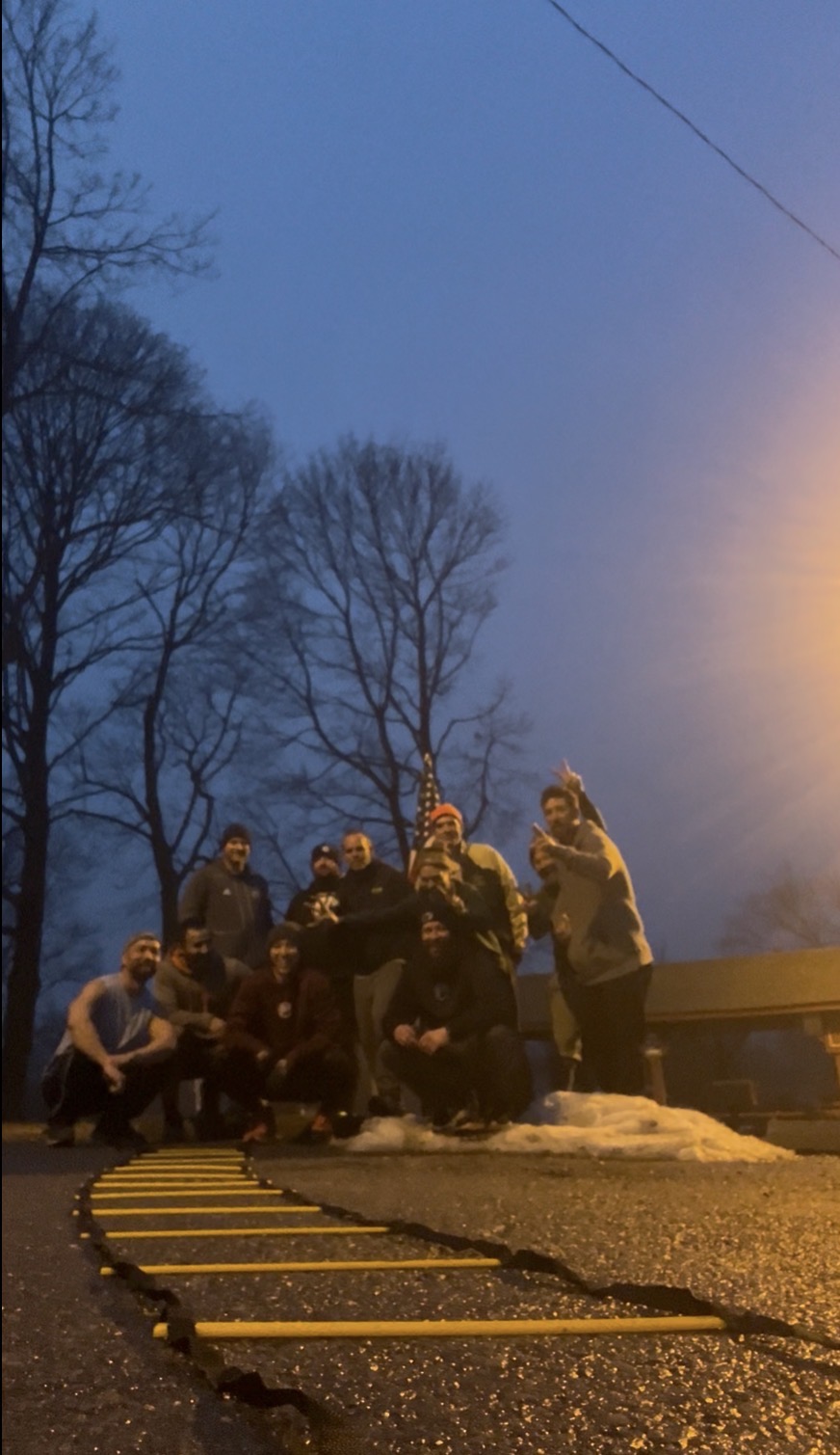 Agility Ladder Squat Drills / Skills $ Stretch