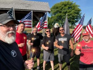 USA Stars and Stripes Maximum Freedom Cornhole Maintenance Crew